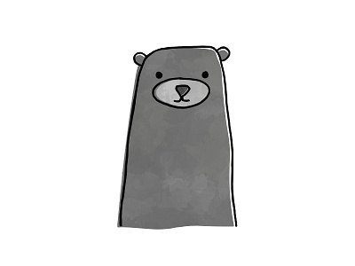 Bear Illustration bear design illustration line stylized vector watercolor