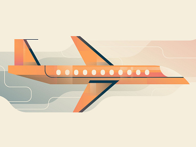 Plane airplane airplanes design illustration sky stylized travel