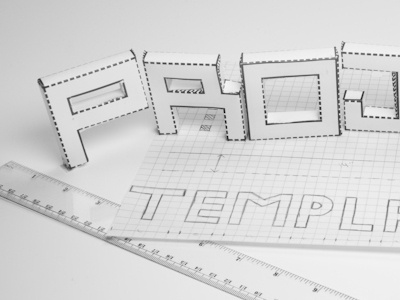 Project Templates handmade photography typography