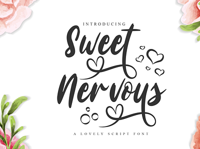 Sweet Nervous Script Font banner