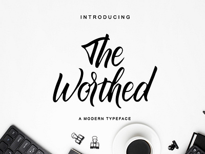 The Worthed / Bold Handwritten Font