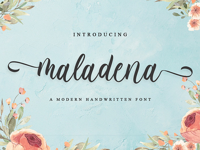 maladena script banner