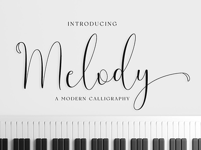 Melody - Music Script Font