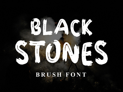 BLACK STONES adventure apparel branding brush clothing elegant logo natural party poster skate
