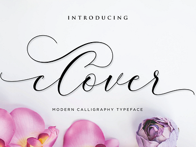 Clover Sweet Callgraphy branding casual elegant feminine girly luxury natural script style stylish