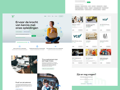 e-Sia design designer e-learning freelancer green platform web web design webdesign website