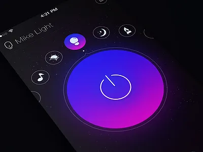 Mike Light app icon light mvben ui