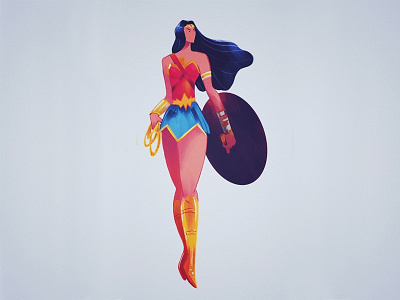 Wonder Woman comic dc fanart illustration wonder woman