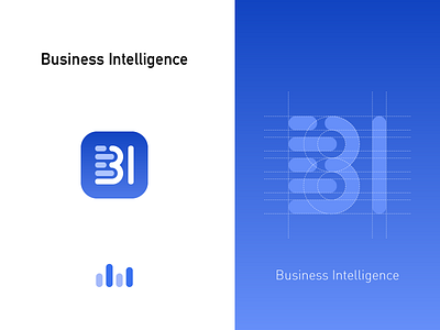 Business Intelligence app brand business design intelligence logo teachnology