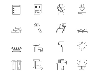 Service Maintenance Icons