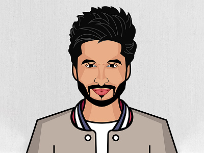 Caricature illustration entertainment illustration jassiegill jassigill punjabisingers singer vector vector art