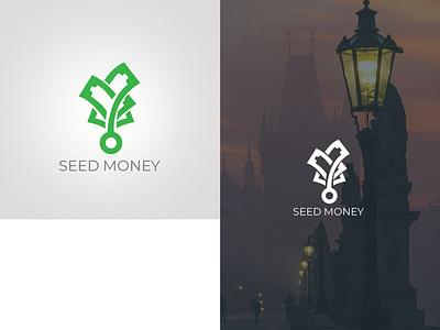 Seed Money Logo banner design branding design logo logo deisgn typography
