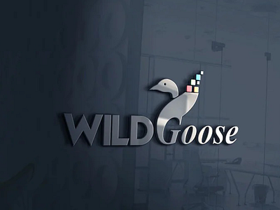 Logo Design Wild Goose banner ad branding design graphic design icon illustration logo logo deisgn typography vector
