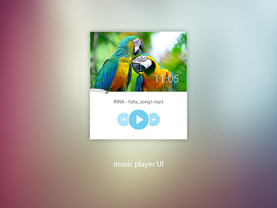 Music Player Ui Design app branding design flat logo logo deisgn ui ux vector web website