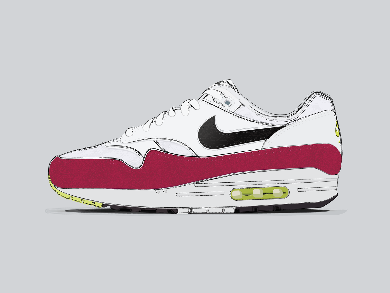 nike air max 1 vector