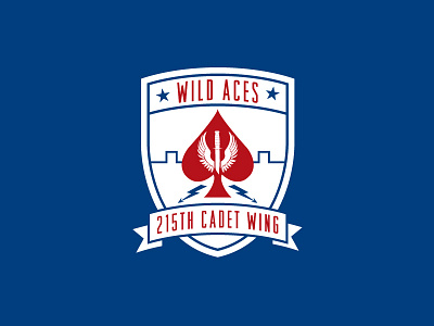 Wild Aces Shield design logo shield typography
