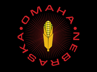 Omaha corn geofilter nebraska seal snapchat typography