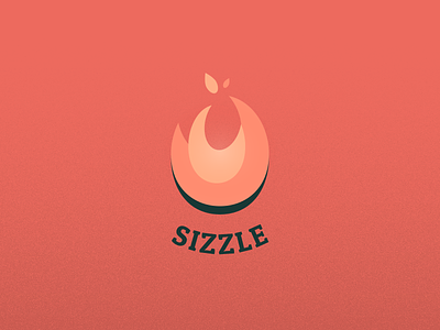 DailyLogo #10 - SIZZLE dailylogo dailylogochallenge fire flame illustration logo simple sizzle