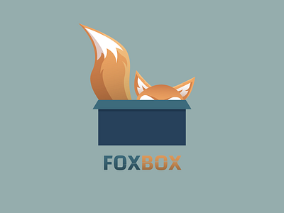 DailyLogo #16 - FoxBox box dailylogo dailylogochallenge fox logo