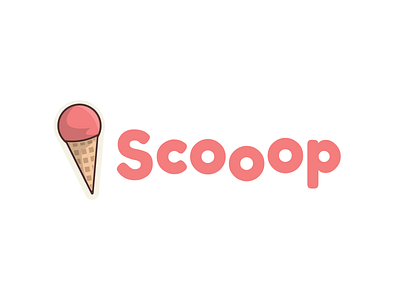 DailyLogo #27 - Ice Cream dailylogo dailylogochallenge ice cream ice cream cone ice cream shop logo