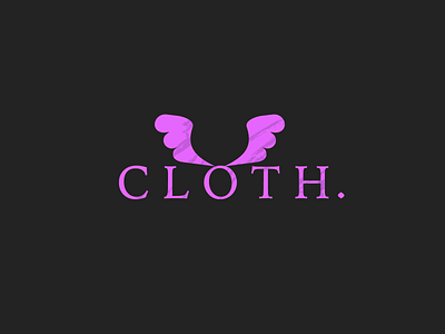 DailyLogo #28 - Clothing Brand brand cloth dailylogo dailylogochallenge fashion logo simple wings