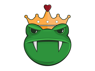 Toad crown king king of hearts toad vampire