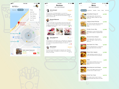 Food App Interface (2/2)