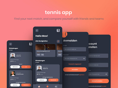 Tennis App - First Shot