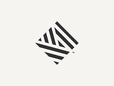 Squaring a stripe ibarrez identity logo minimalism square stripe