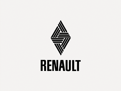Renault "Double Vie". 2038 automobiles brand car cars doublevie identity laurensvandenacker logo reinastella renault rhombus