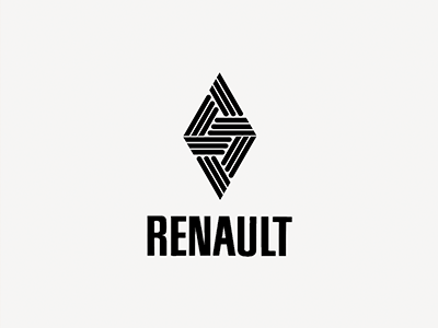 Renault "Double Vie". identity logo brand cars automobiles rhombus laurensvandenacker renault reinastella 2038 doublevie car
