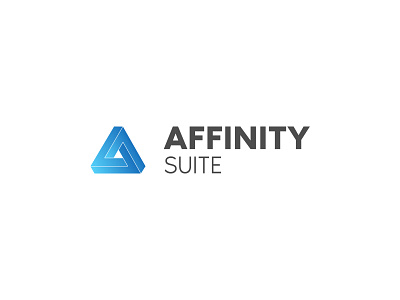 Affinity suite logo concept affinity affinitydesigner identity logo logo redesign logodesign mark papango typogaphy