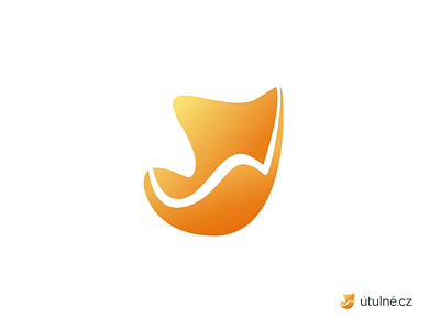 utulne.cz lifestyle blog logo branding logo