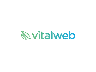 vitalweb.cz (lifestyle blog) logo branding logo