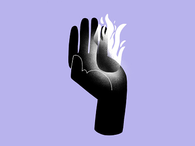 Flame – Inktober '22 2d illustration inktober procreate