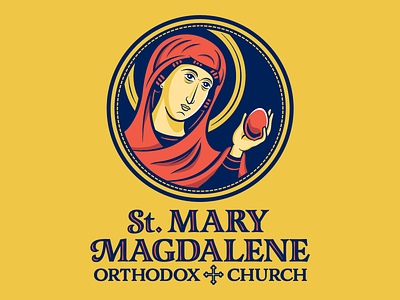 St. Mary Magdalene logo affinity designer branding logo vector