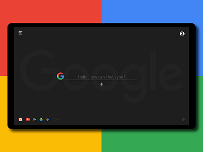 Google Search Concept - Dark Edition | Home