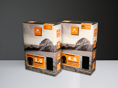 Ozark Trail Box Designs apparel design apparel packaging athletic apparel box packaging branding packaging design