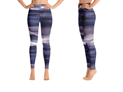 Everest Textile Print Design apparel design illustration photoshop textile print yoga leggings yoga print