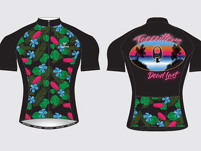 Toecutters Cycling Kit branding design illustration