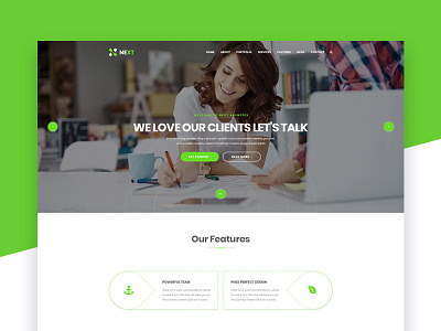 Next Agency Landing Page