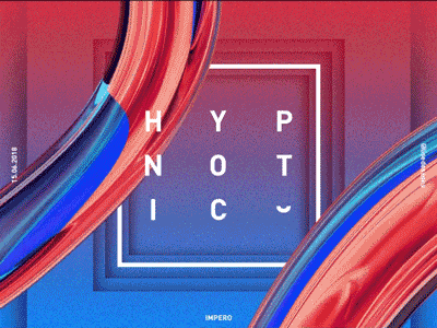 Hypnotic series c4d hypnotic loop motion photoshop poster