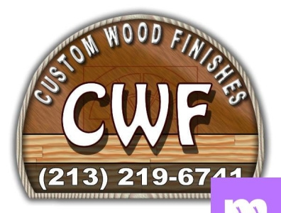 Custom Wood Finishes Logo logo
