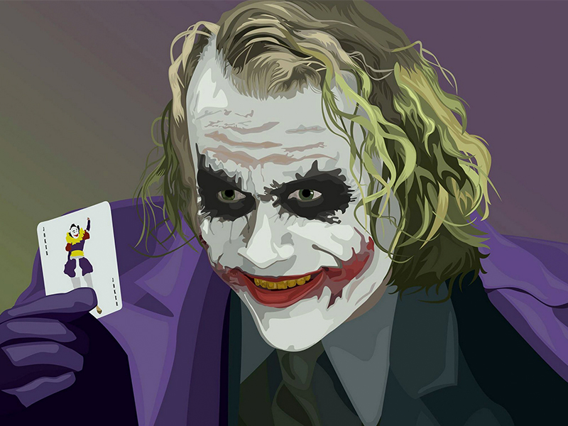 Joker Illustration by Jasmine Sossa Treviño on Dribbble