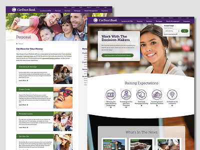 CorTrust Bank Website Design