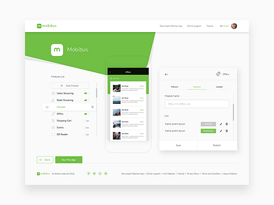 Mobibus Dashboard app design interface mobile site ui ux web