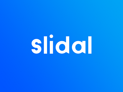 Slidal Logotype brand branding design identity logo logotype slidal