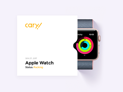 Cary! Packing app apple design ecommerce interface mobile site store ui ux web