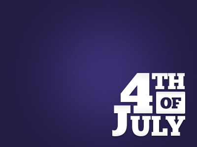 Logomark for 4th ofJuly promotion 4th of july independence day logo