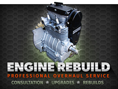 Engine Rebuild Callout banner callout cta engine mechanic mechanical metallic motor small engine